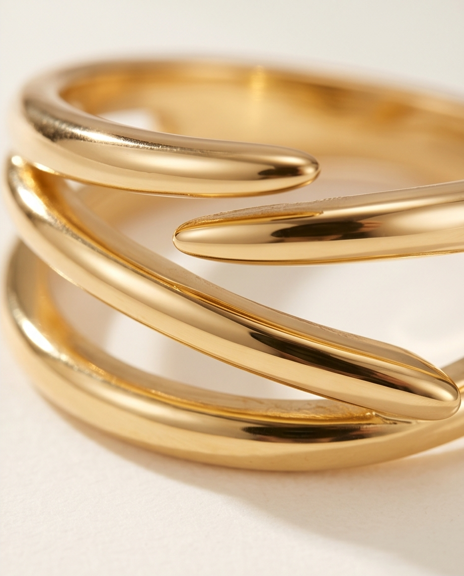 Bague Zira – acier inoxydable ajustable
