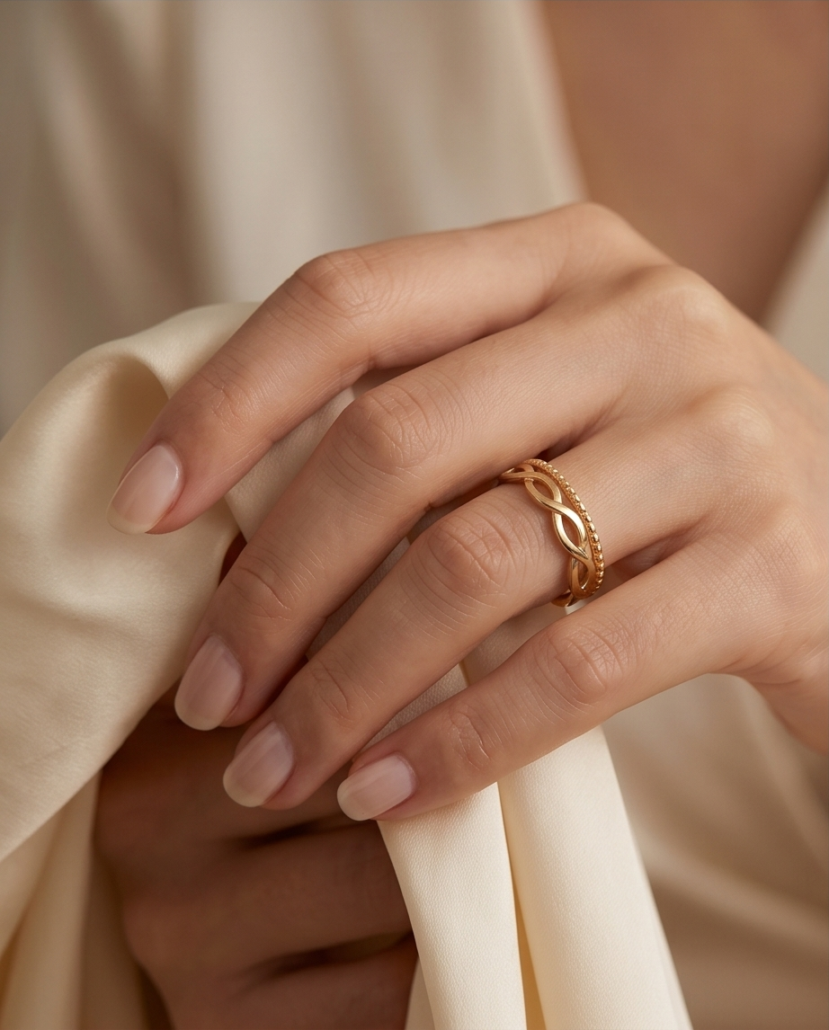 Gold Gege Stainless Steel Ring ✨