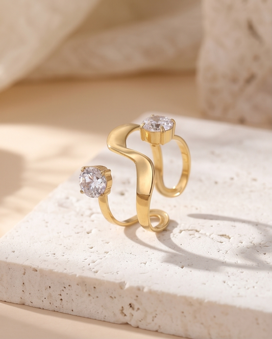 Bague Nina dorée – Simplement irrésistible