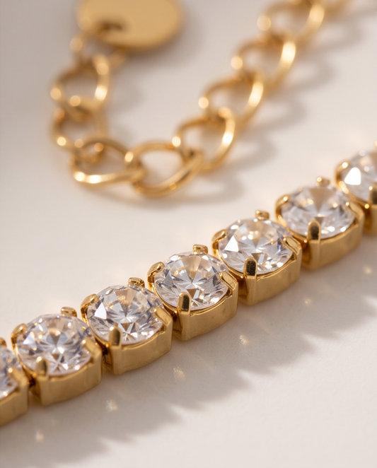 Bracelet Éclat en acier inoxydable – Doré ou Argenté