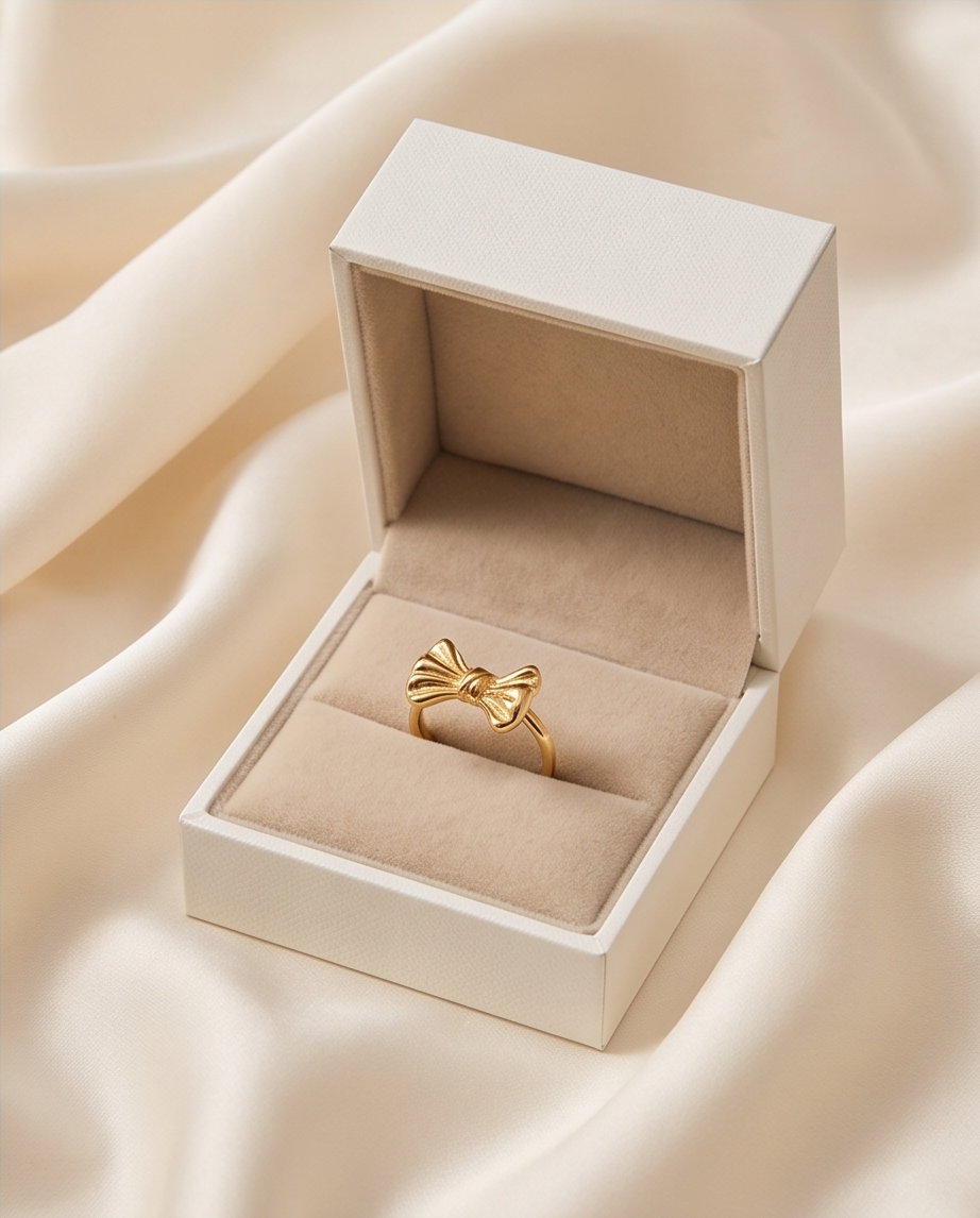Bow ring - Elegance at your fingertips 🎀