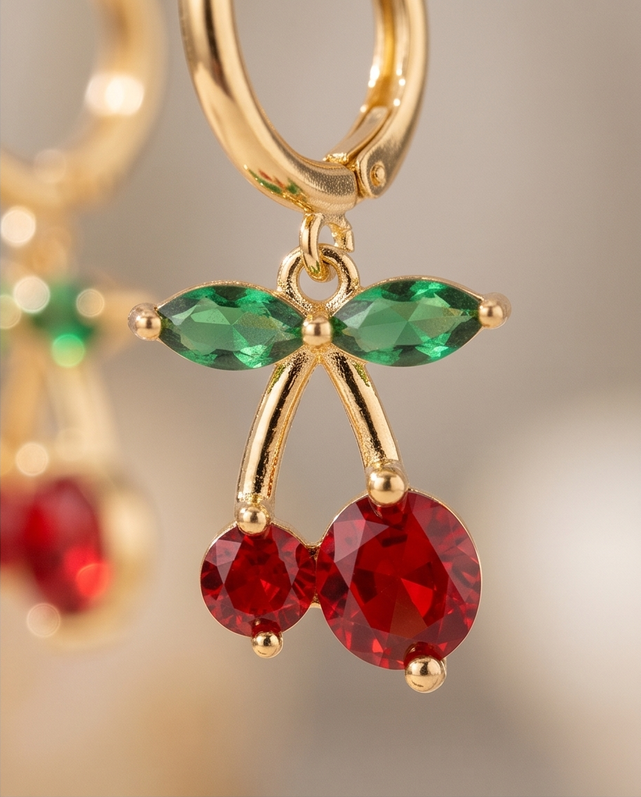 🍒 Boucles Cherry Crush – Les cerises les plus cute de l’été ✨