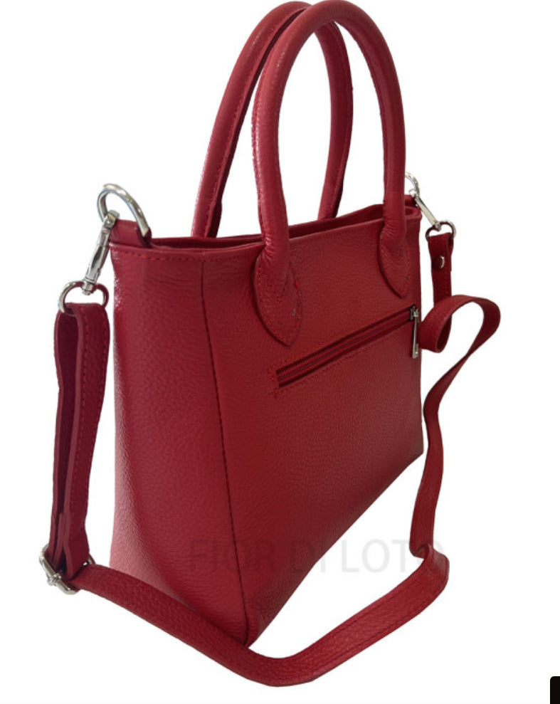 Leren handtas - Egizia zwart