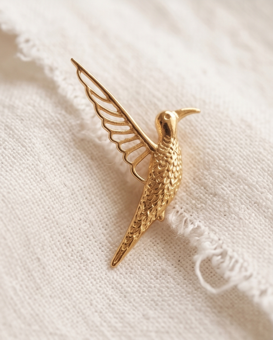✨ Boucles d’oreilles Colibri – Légères & pleines d’élégance ✨