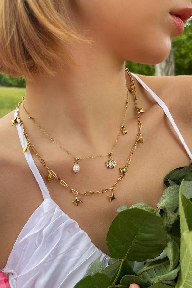 Germaine ketting: goud