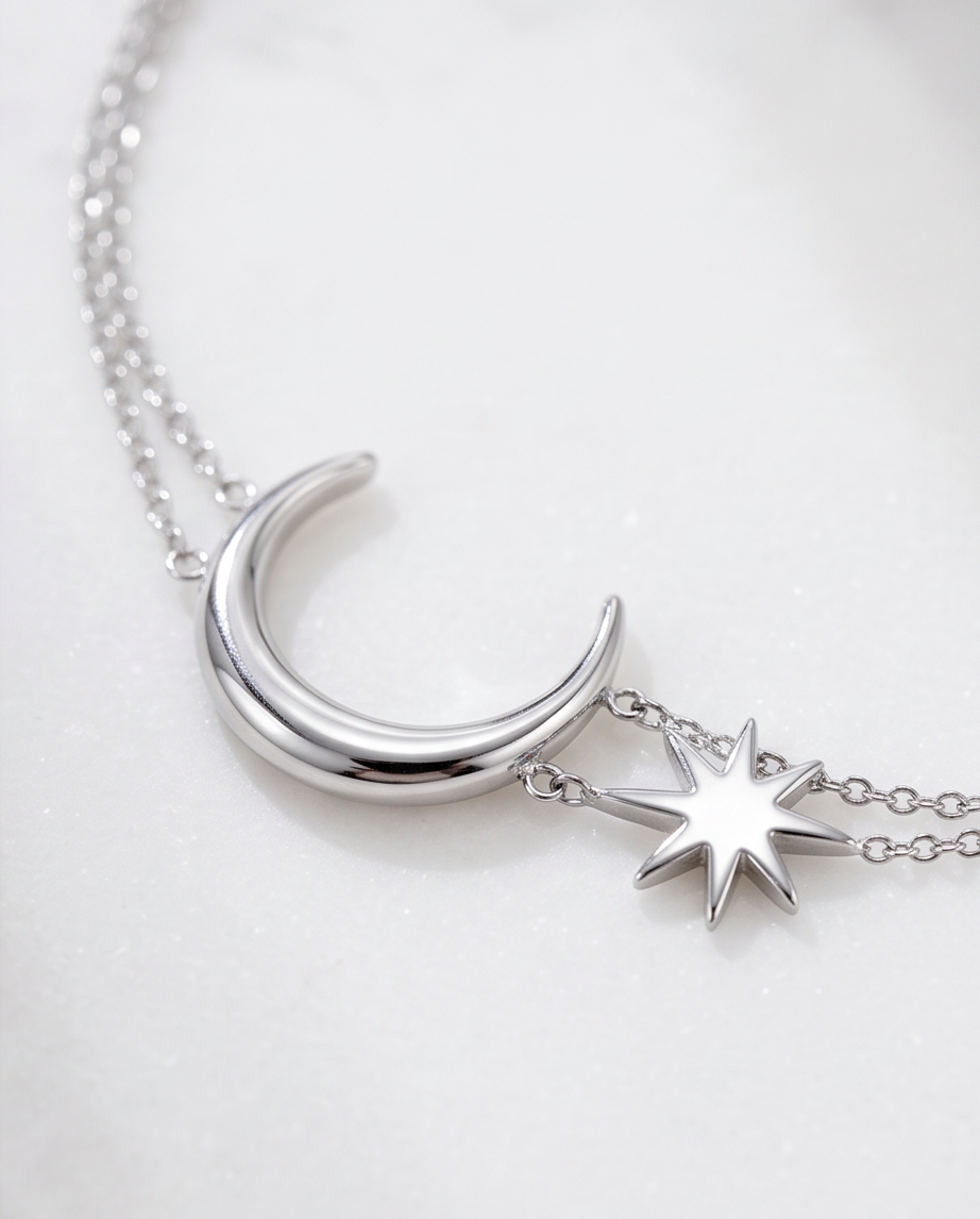 Roestvrijstalen Luna-armband – Goud of Zilver