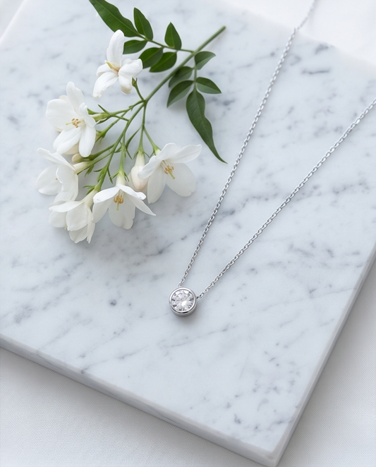 Zilveren Ketting met Lichtpuntje ✨🩶