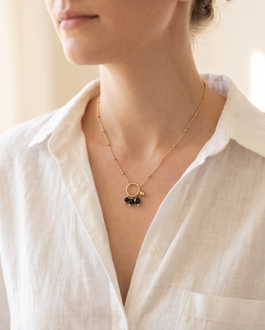 Mila Stainless Steel Necklace ✨🖤