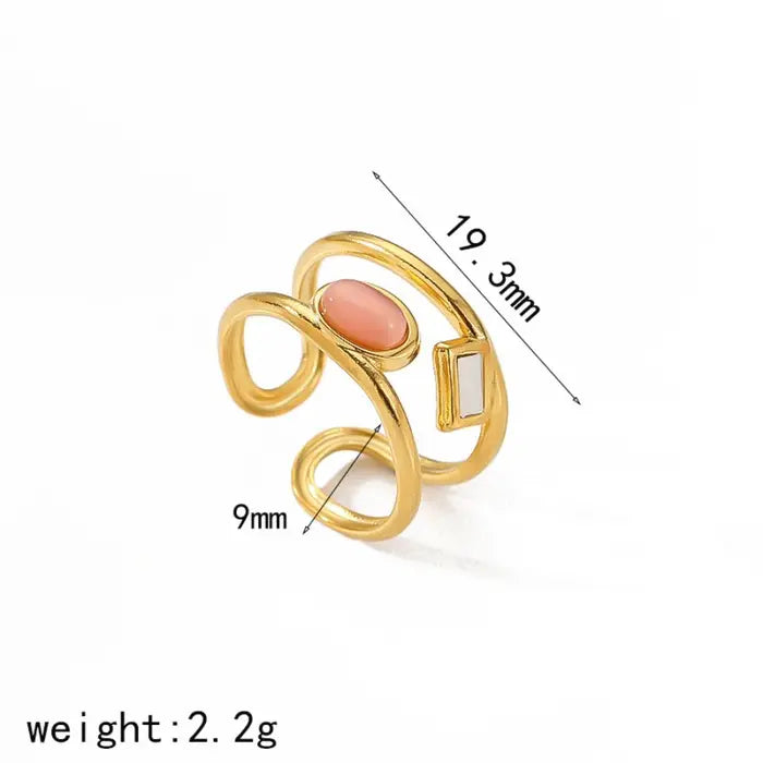 Bague Daisy rose