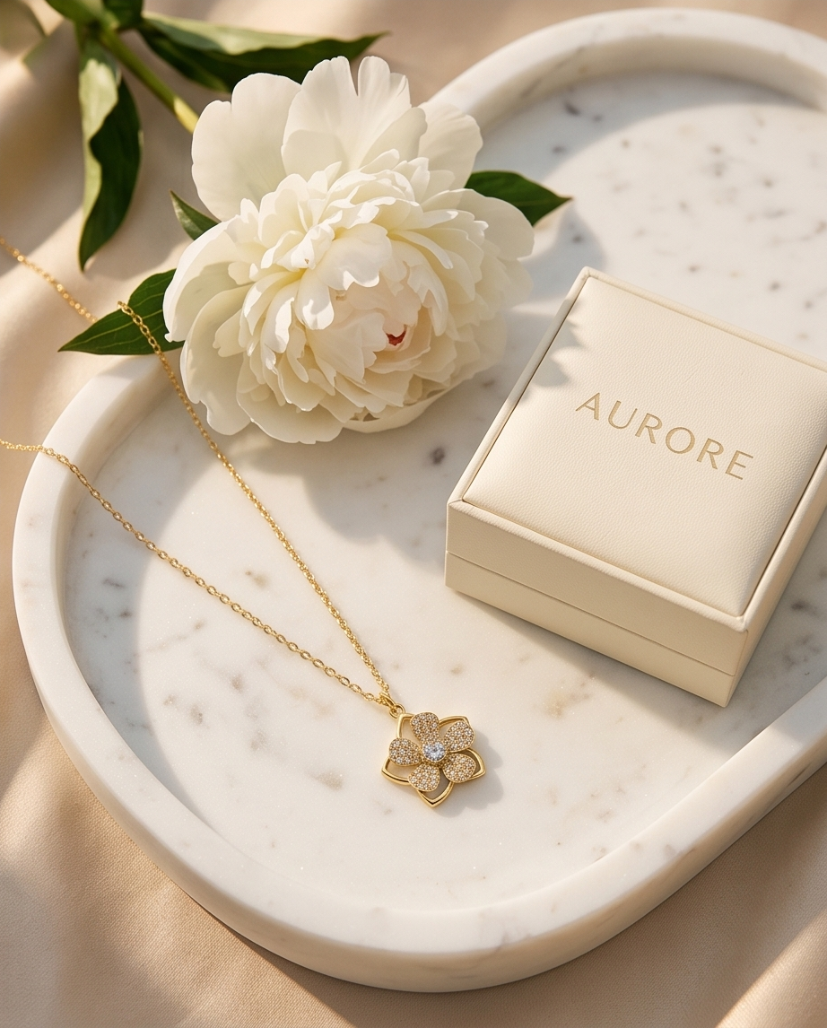 Anti-stress ketting Draaibare bloem – Verzacht & kalmeert ✨