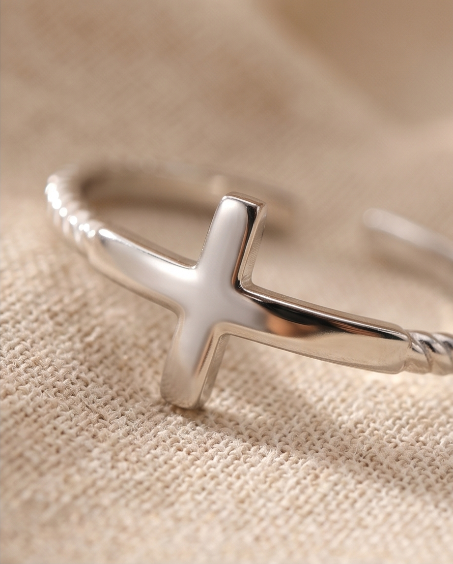 Bague Laure - acier inoxydable 🩶