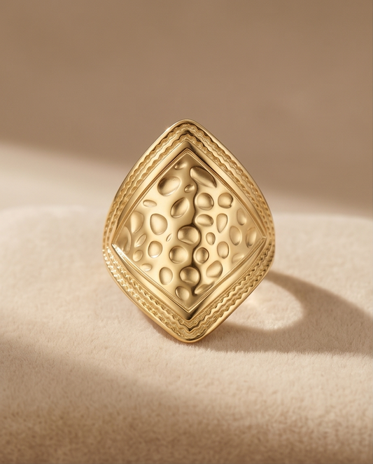 Cleo Gold Plated Stainless Steel Ring ✨🔥