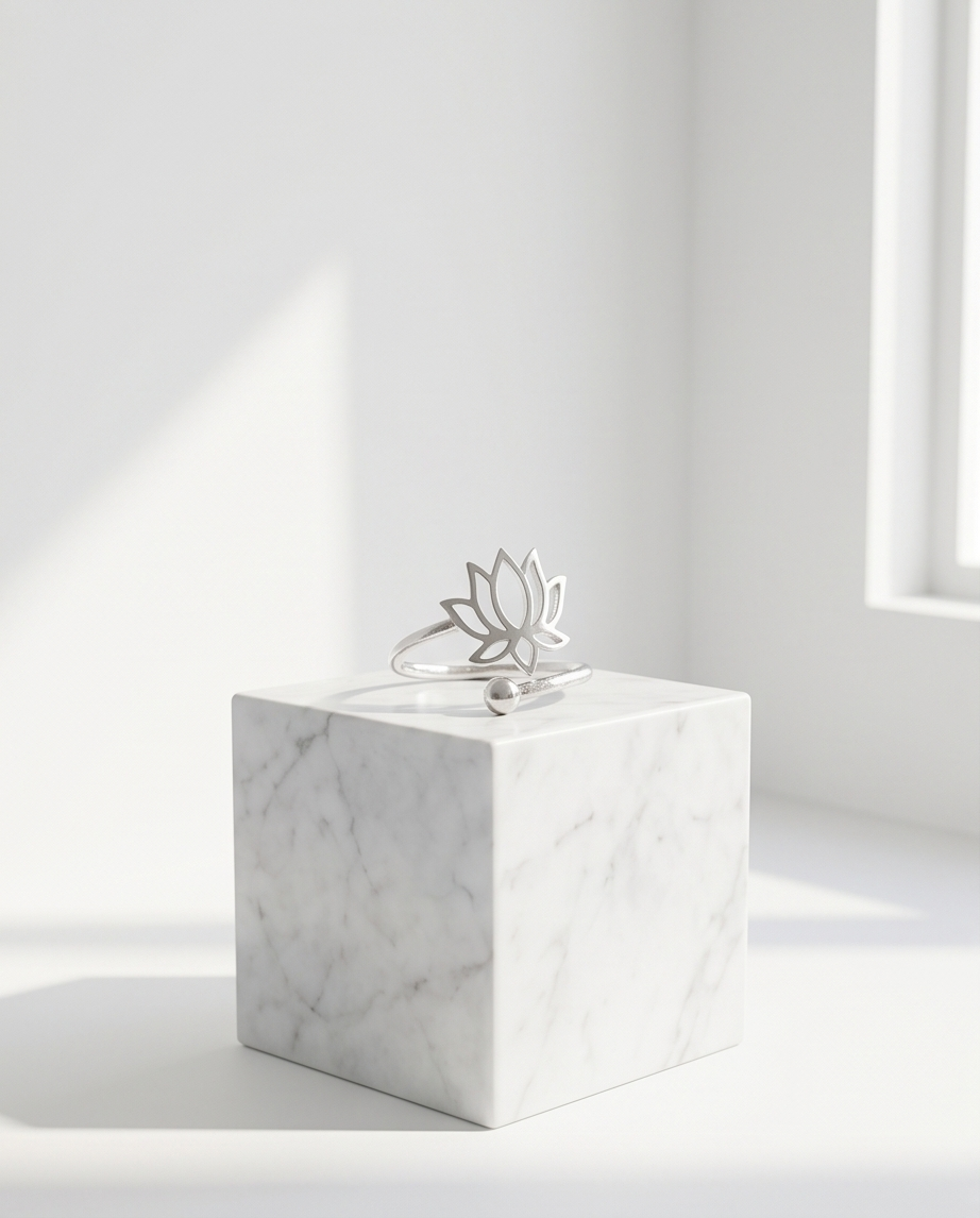 ✨ Bague Lotus – L’élégance inspirée de la nature ✨