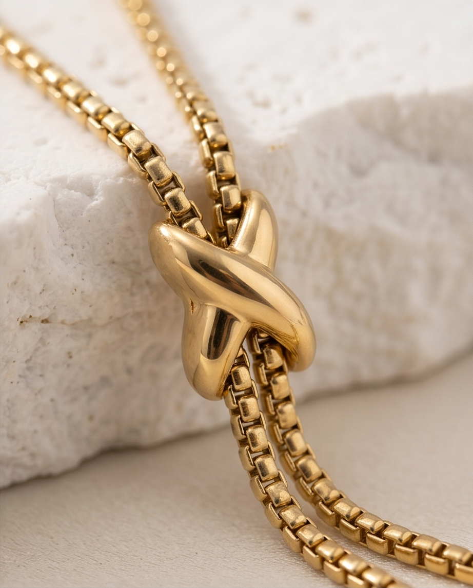 Collier Lory Doré en Acier Inoxydable – Élégant & Résistant à l’eau