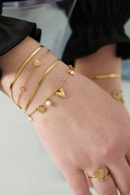 Bracelet Lucky: doré