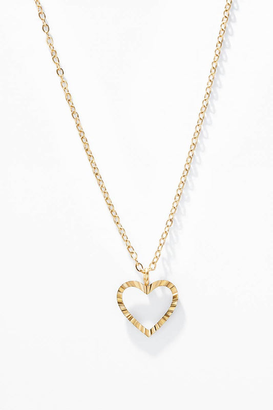 Collier cœur: Or
