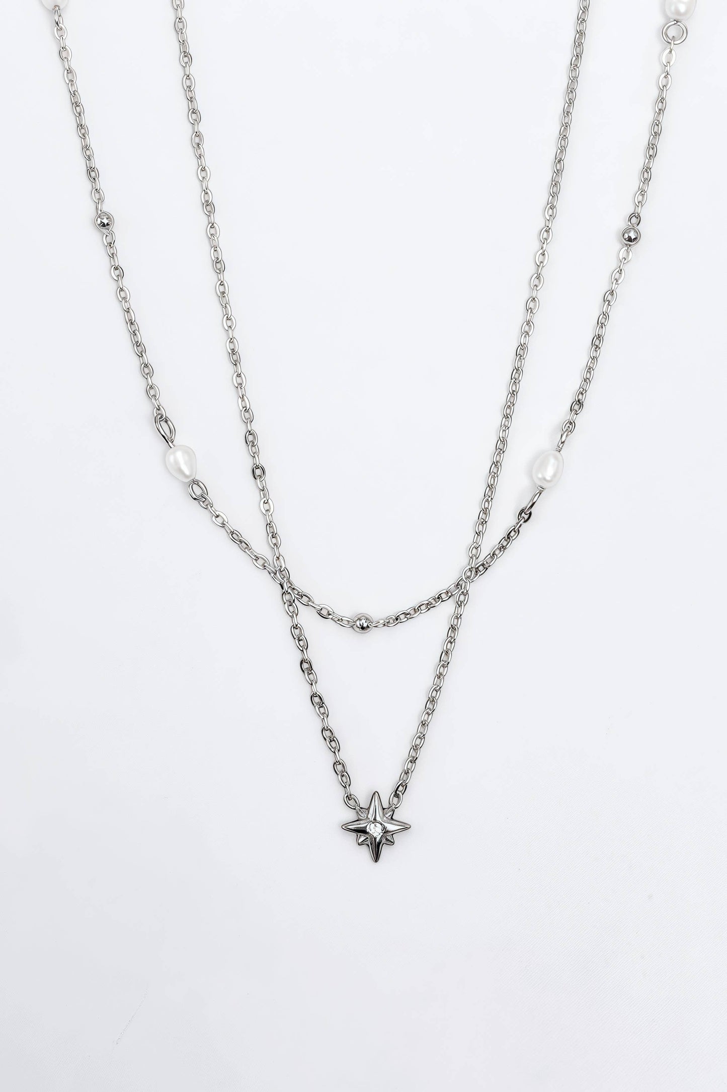 Parelketting: Zilver