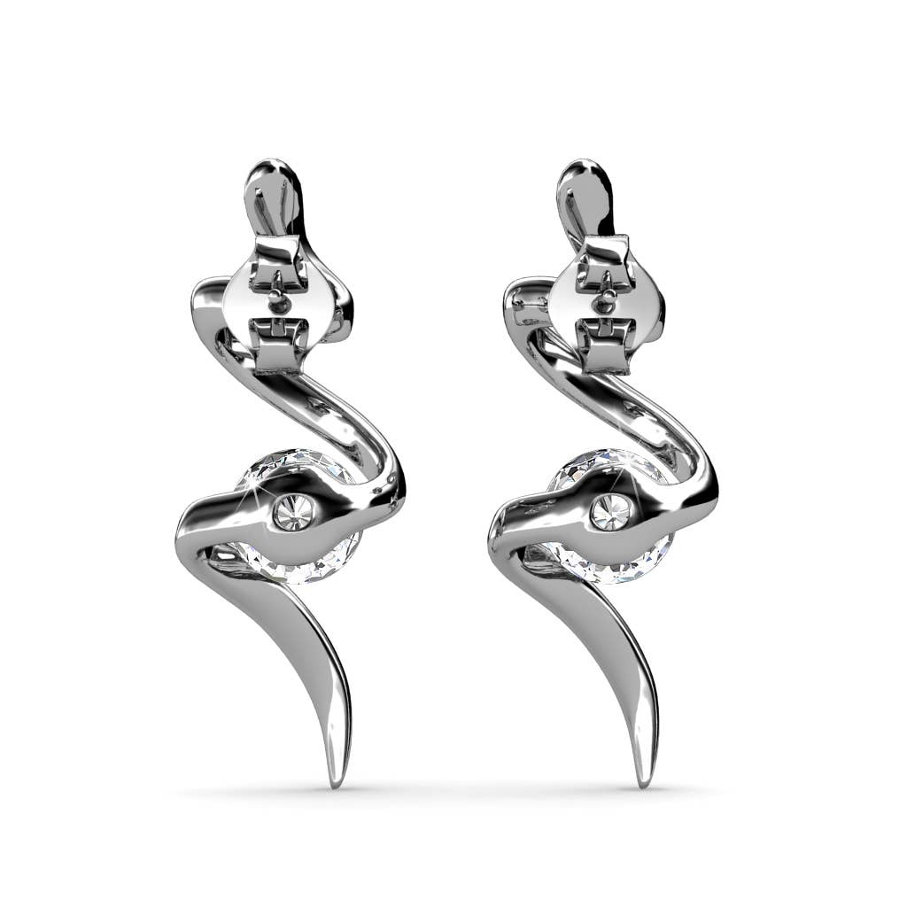 Spiraalsets - Zilver en kristal