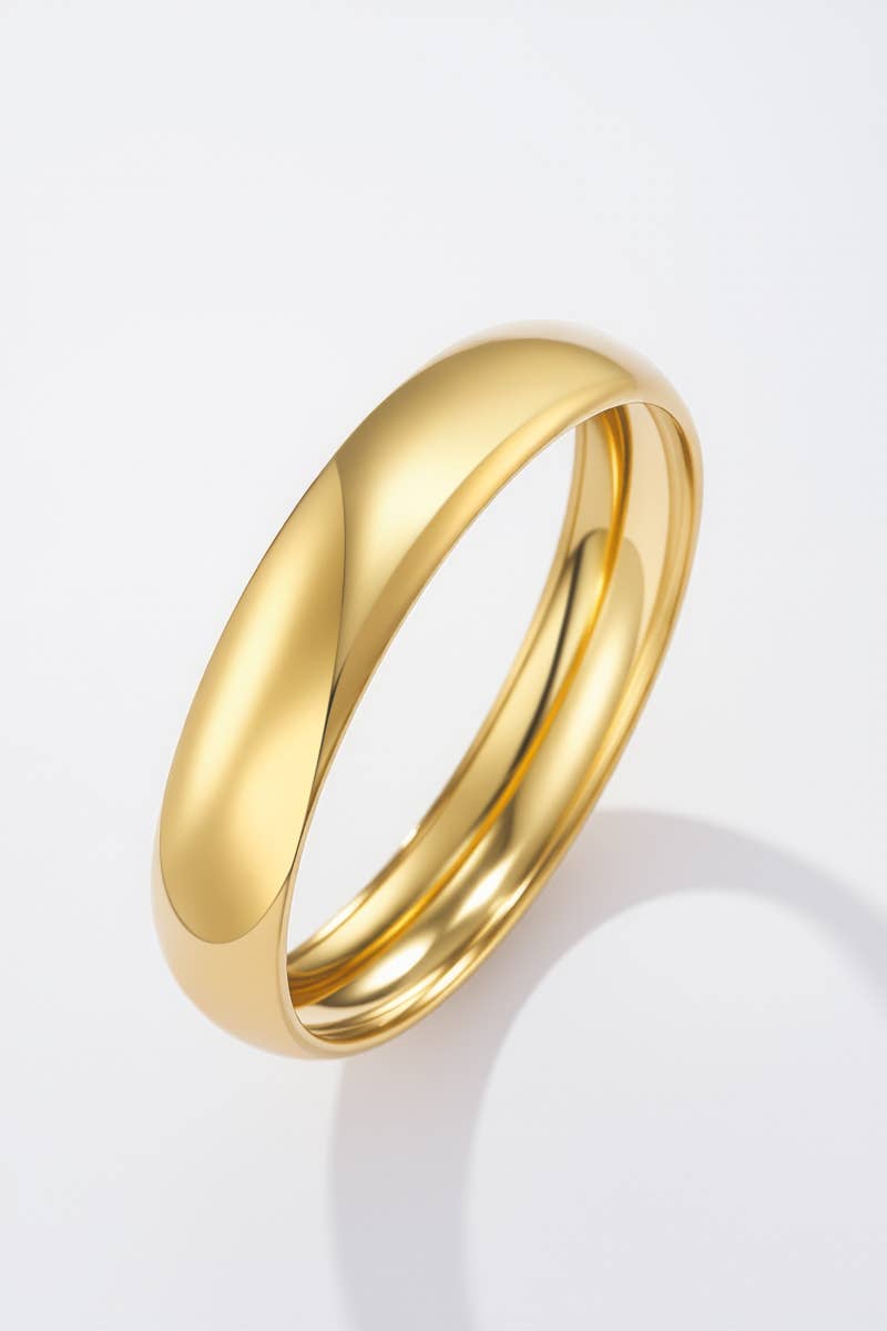 Gepolijste armband: goud