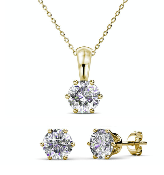 Parures Birth Stone - Doré et Cristal