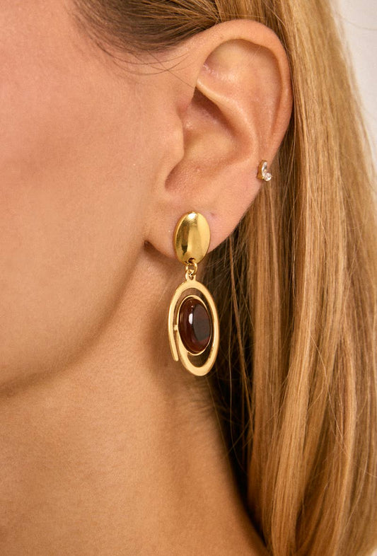 Vintage gouden oorbellen