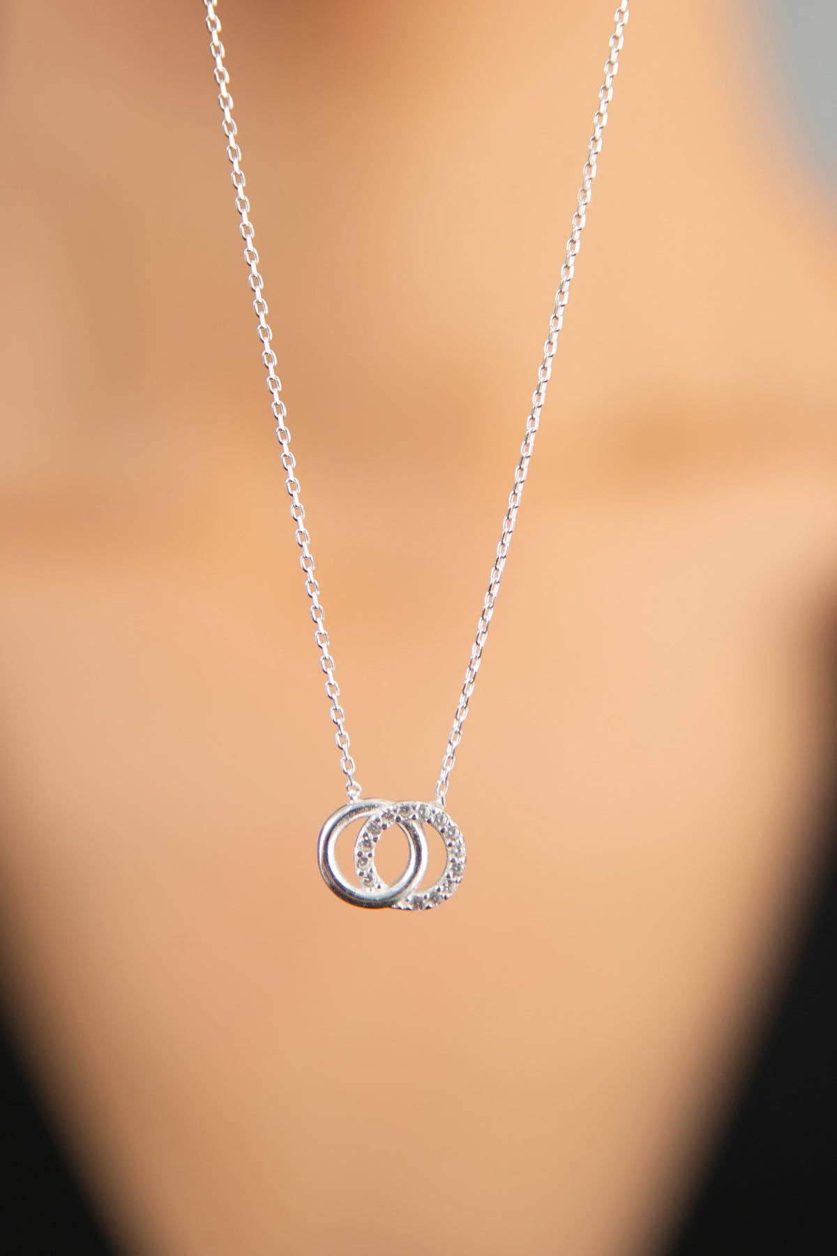 Collier en argent sterling 925 à motif d'infini pour femmes
: OR