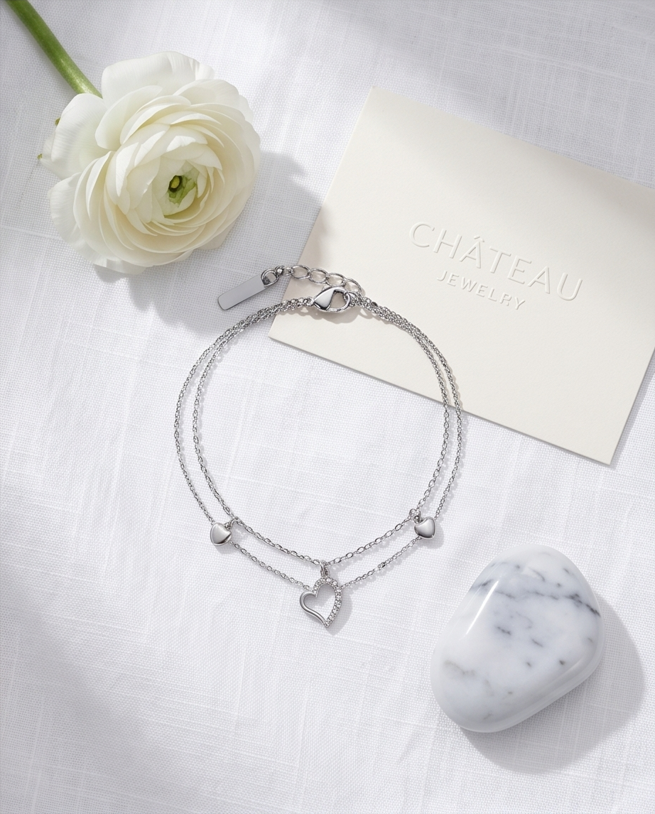 Lovely Gold & Silver Stainless Steel Bracelet ✨🤍