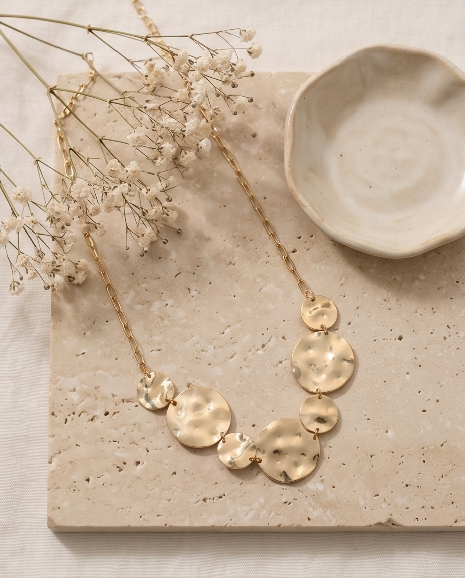 Ysolina Gold Stainless Steel Necklace ✨💫