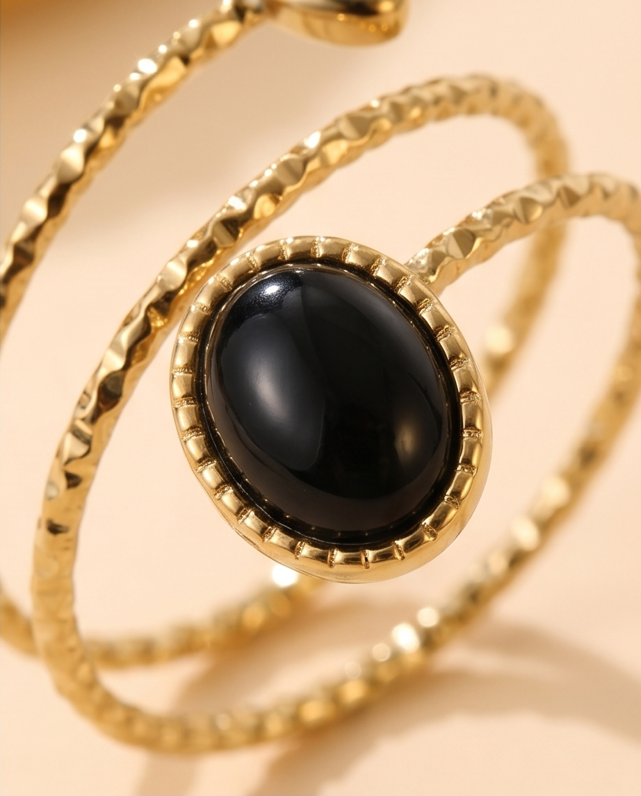 Bague Alissa - Black touch