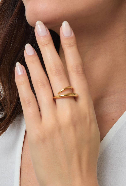 Mia ring: goud