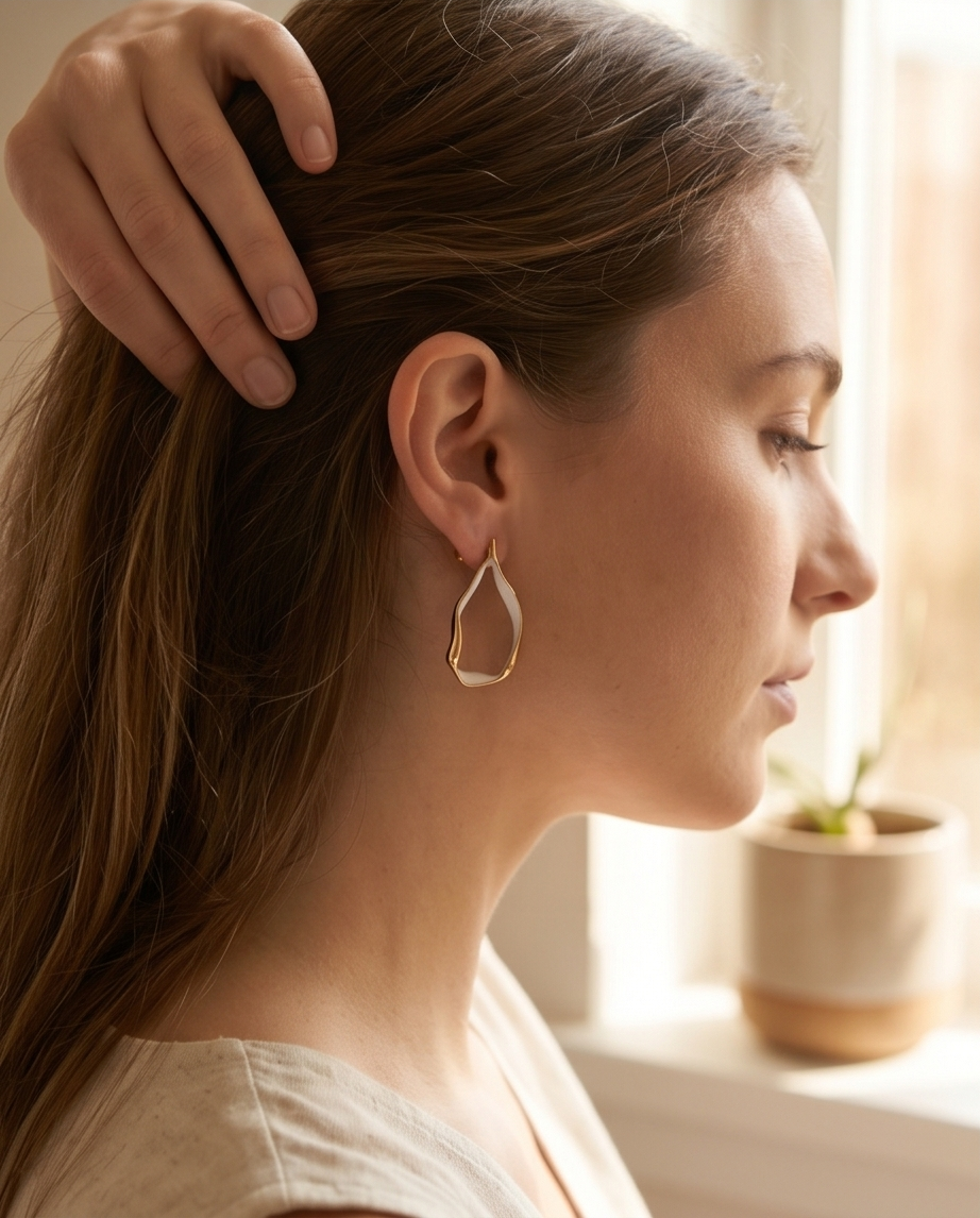 Boucles d’oreilles Sira – Élégance en mouvement