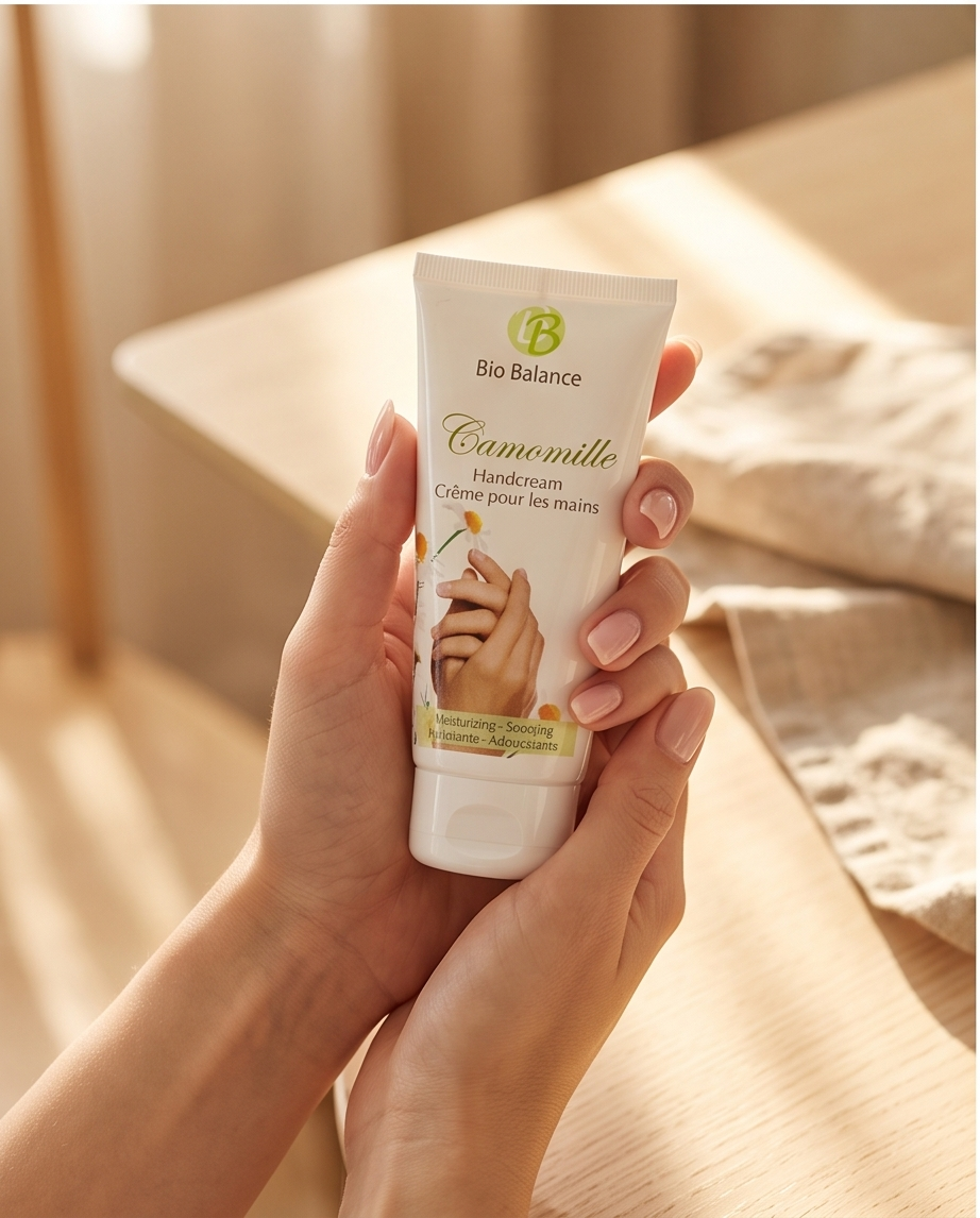 Crème mains à la camomille – Bio Balance 🌼 75ml