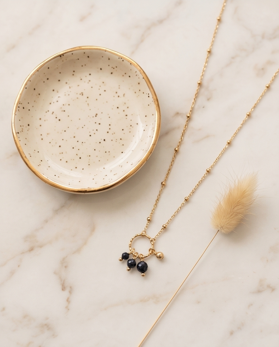 Mila Stainless Steel Necklace ✨🖤