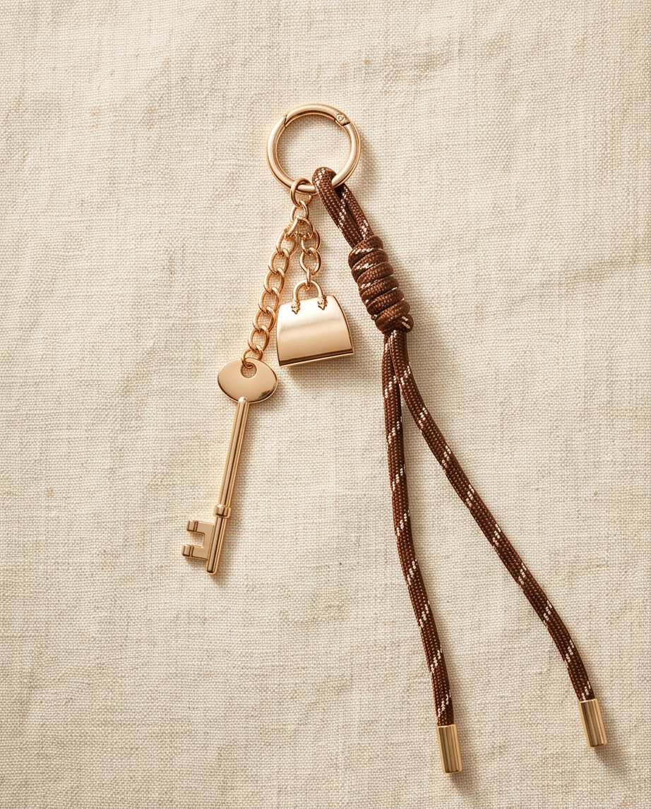 Sleutelhanger met bedels – Elegant accessoire