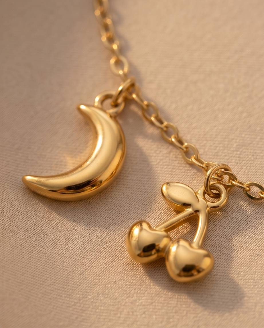 Gouden Hemelse Roestvrijstalen Armband ✨🌙