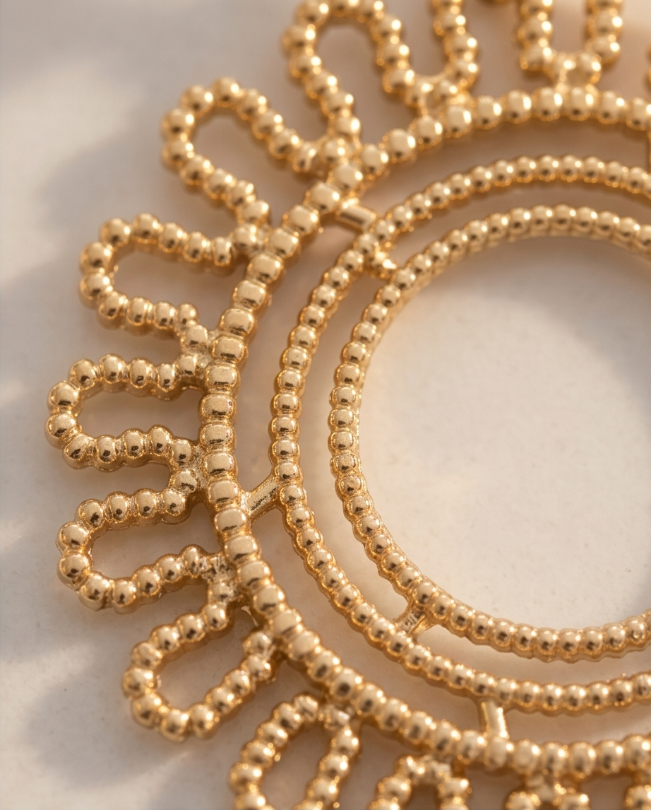 Vintage gold earrings – Timeless charm