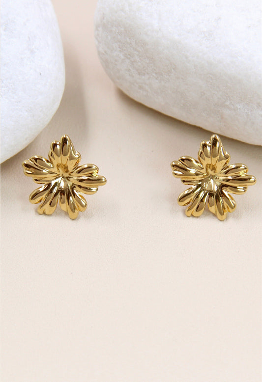 Boucle d’oreille Fleur - Éclat et élégance naturelle