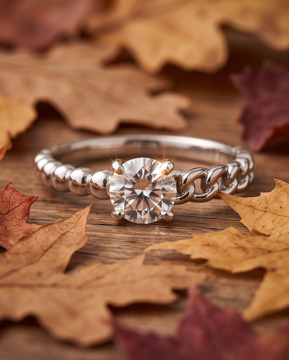 Alya Silver Stainless Steel Ring