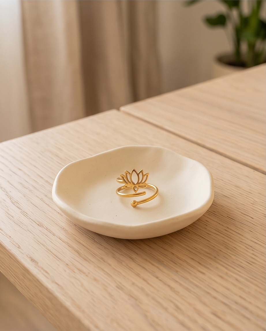 ✨ Bague Lotus – L’élégance inspirée de la nature ✨