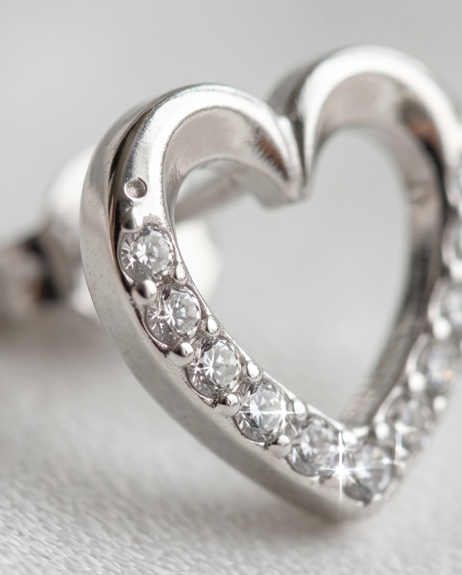 Sieradenset Love - Zilver en Kristal - Elegante zachtheid