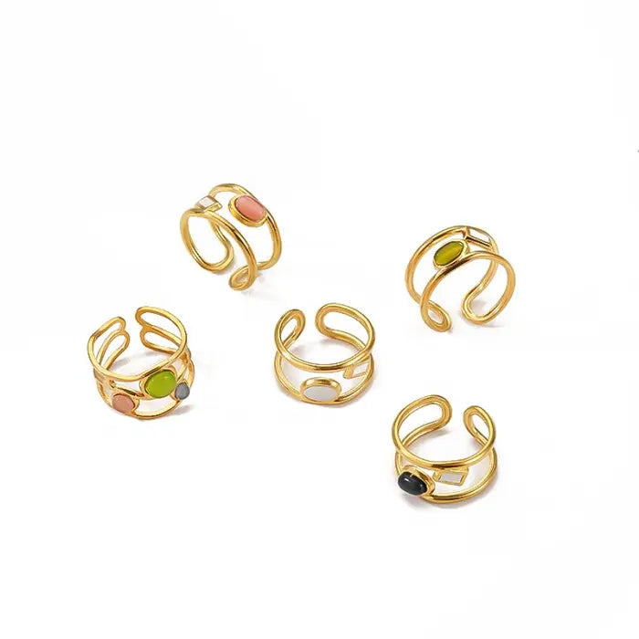 Bague Daisy blanche