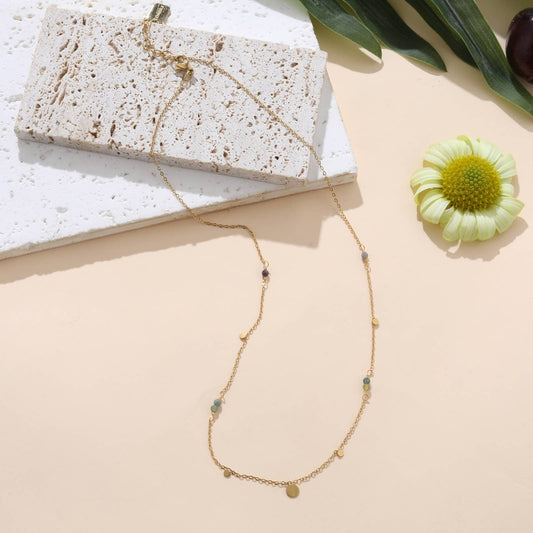 Ketting - Izabel: Indiase agaat