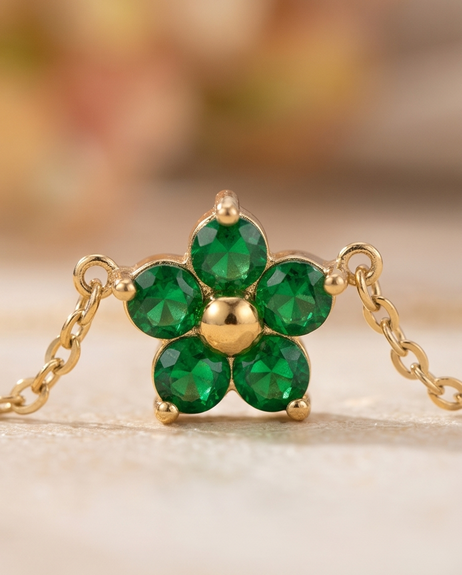Green Aura Stainless Steel Bracelet – Natural Energy