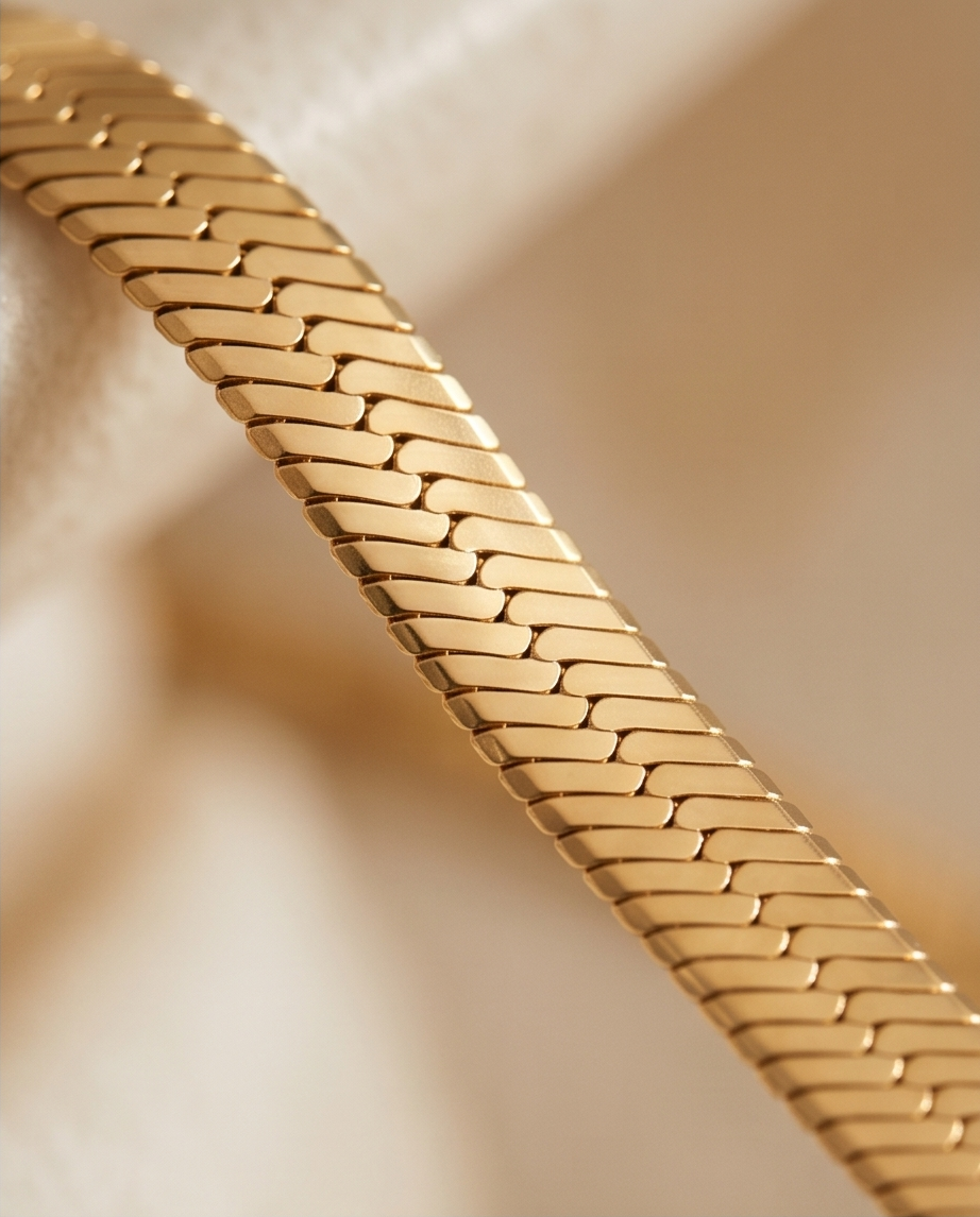 Slangenketting van roestvrij staal – Sensuele elegantie