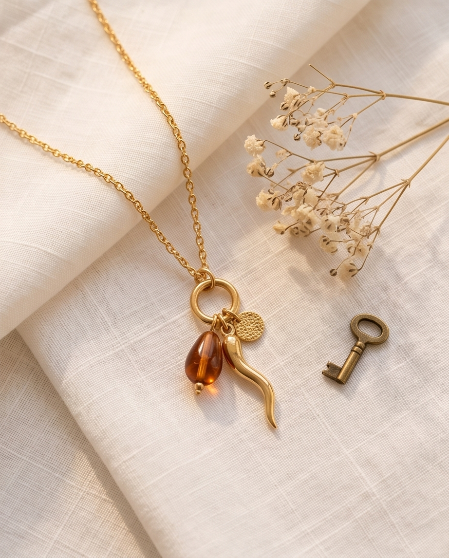 Justine Doré Stainless Steel Necklace – Trendy & Durable Jewelry