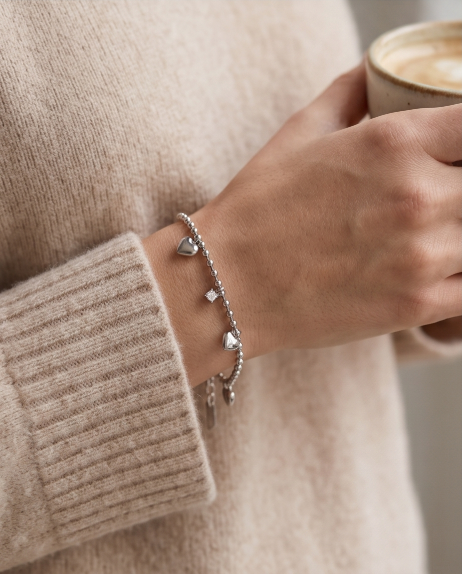 Roestvrijstalen Willow-armband – De stijlvolle twist