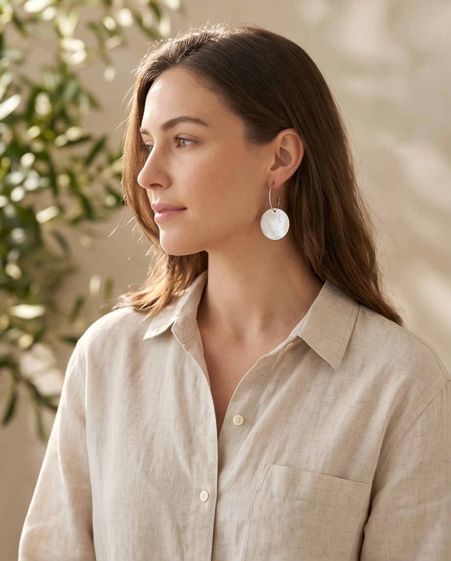 ✨ Boucles Nacéria – L’élégance nacrée intemporelle ✨