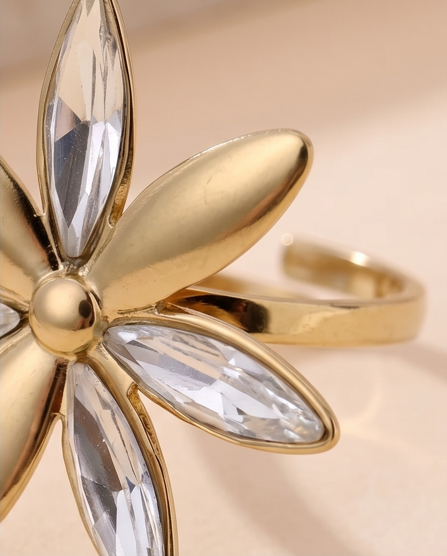 Clementine Gold Ring – Fresh & Stylish Glow