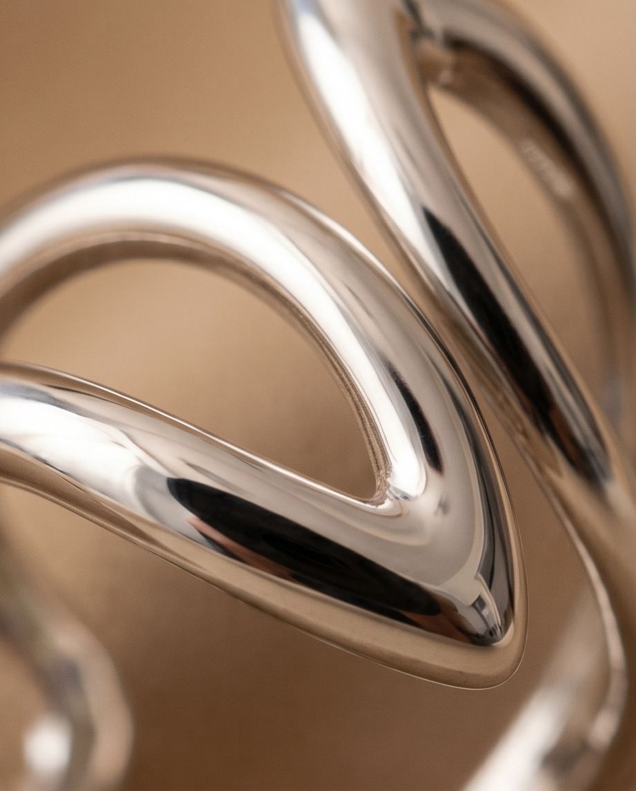 Bague Mia – acier inoxydable argenté