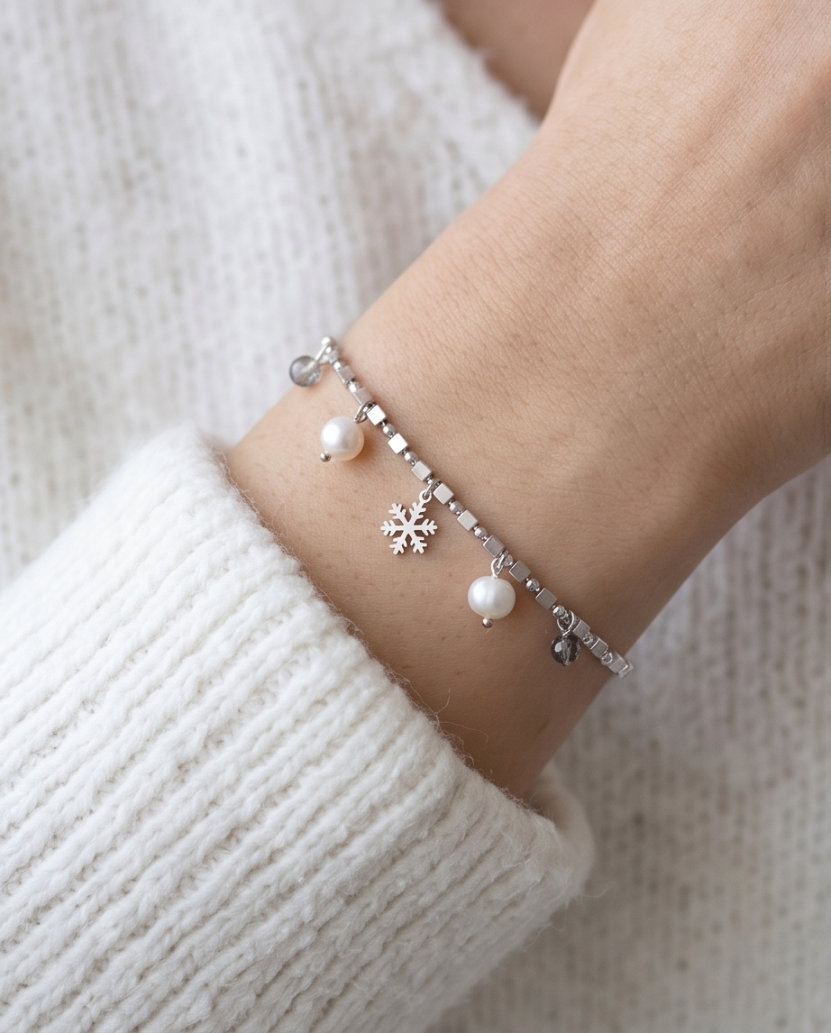 Bracelet Winter - acier inoxydable ❄️✨